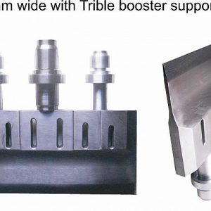 Ultrasonic food cutting with trible booster support 340mm wide